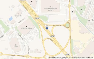 Mappa della zona: VIA PONTINA, 04011, Aprilia, Latina