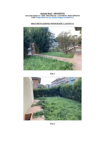 piena proprietà di in appartamento posto nel Comune di Montepulciano (SI), nella tranquilla frazione di Sant'Albino, in via delle Betulle n. 36. Di forma compatta e abbastanza regolare il fabbricato presenta  una struttura portante in cemento armato intervallato da una finitura in mattoncini faccia vista. Dati catastali e valutazione in perizia di stima.