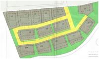 Sito edificabile di 20.535 mq con piano di lottizzazione residenziale approvato e parzialmente realizzato. Il progetto prevede 14 fabbricati (bifamiliari e quadrifamiliari).