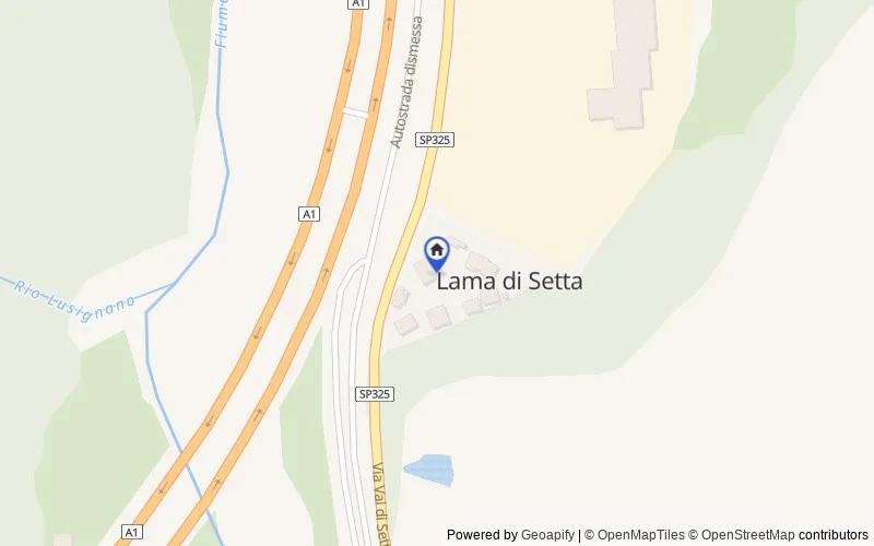 Mappa della zona: Via Val di Setta, 5, 40043, Marzabotto, Bologna