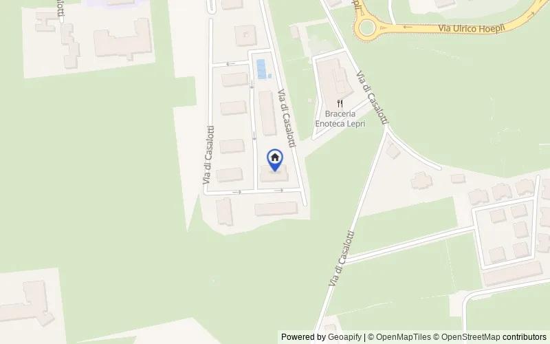 Mappa della zona: via di casalotti, n. 53, Roma, Roma