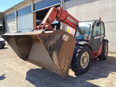 LOTTO 9: SOLLEVATORE TELESCOPICO MARCA MANITOU, MODELLO MT932 MANISCOPIC, SERIE 171578, TARGATO ADR613, COLORE ROSSO, FABBRICAZIONE ANNO 2002, IMMATRICOLAZIONE 2022