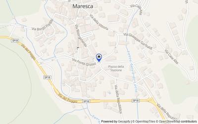 Mappa della zona: Via Case Paolacci 60 - Località Maresca , San Marcello Piteglio, Pistoia