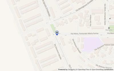 Mappa della zona: Via Monsignor Fortunato Maria Farina, 17, 71100, Foggia, Foggia