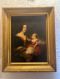 N.01 QUADRO CON RITRATTO OLIO SU TELA DI DONNA CON...