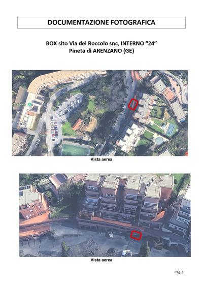 Box sito in Arenzano (GE), con accesso carrabile da Via Del Roccolo snc,...