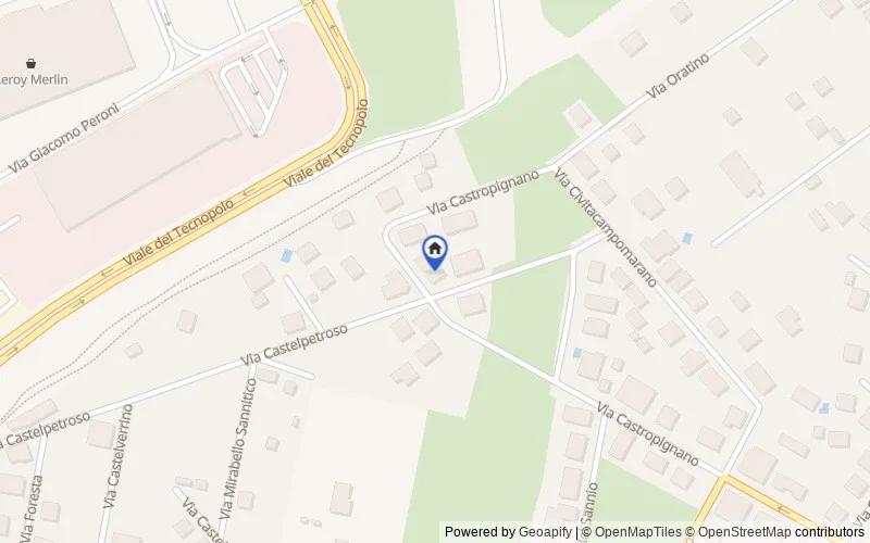 Karte der Umgebung: Via Castropignano, 112, 00131 Roma RM, Italia, 00131, Roma, Roma