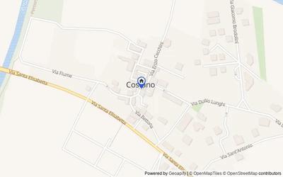 Mappa della zona: Piazza Umberto Fifi, 4, 06083 Costano PG, Italia, Bastia Umbra, Perugia