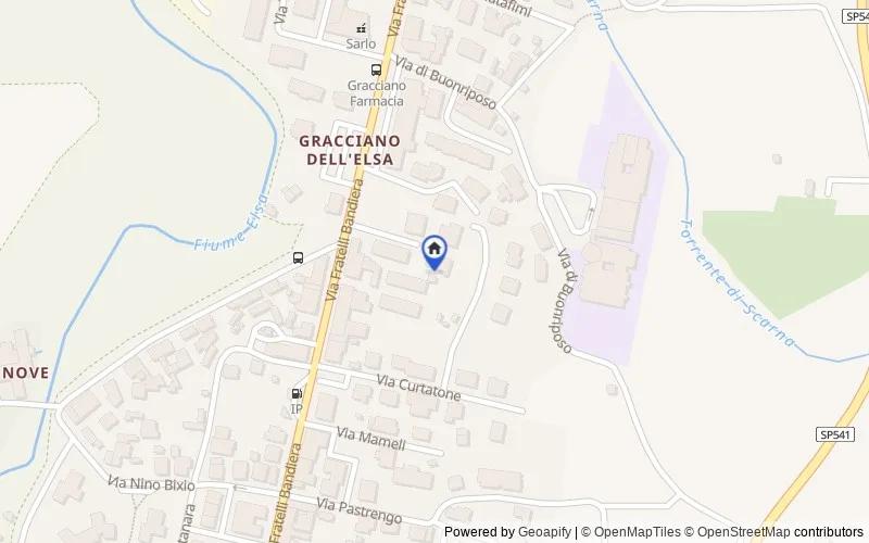 Mapa de la zona: 53034 Gracciano SI, Italia, 53034, Colle di Val d'Elsa, Siena