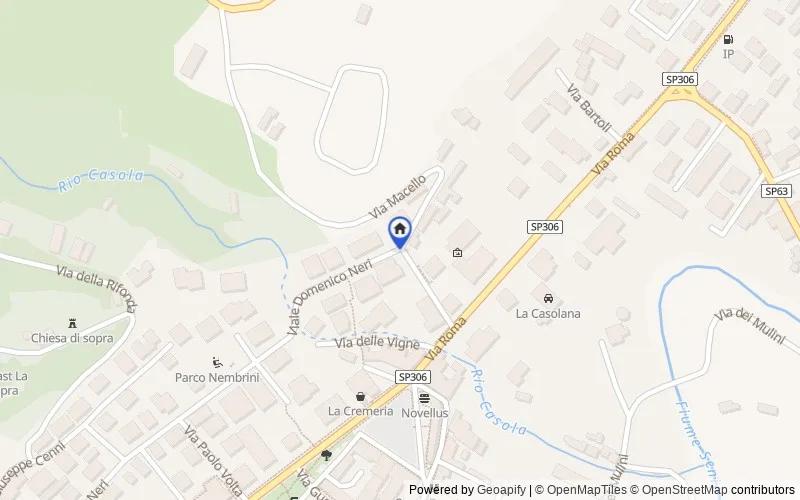 Mapa de la zona: Via Macello, 48032 Casola Valsenio RA, Italia, Casola Valsenio, Ravenna