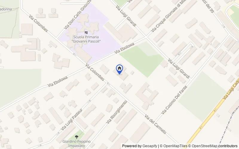 Carte du secteur : Via Colombes, 6, 20025 Legnano MI, Italia, Legnano, Milano