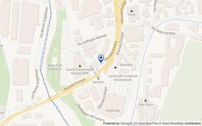 Mappa della zona: Piazzale Europa, 25068 Sarezzo BS, Italia, Sarezzo, Brescia