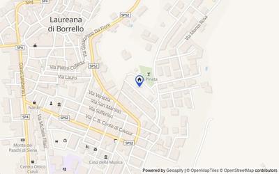 Mappa della zona: Via Luigi Cadorna, 20, 89023, Laureana di Borrello, Reggio di Calabria