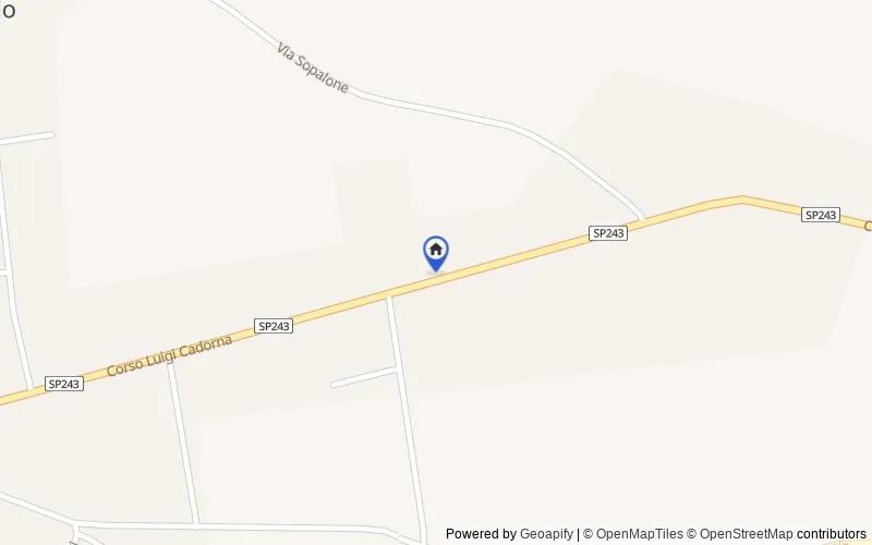 Map of the area: VENTICANO, Corso L. Cadorna, 261, 83030, Venticano, Avellino