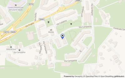 Mappa della zona: Via Campania, 155, 86100, Campobasso, Campobasso