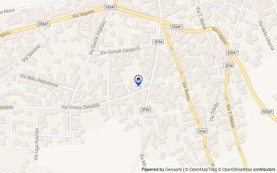 Mappa della zona: Via Grazia Deledda, 8, 09040 Guasila CA, Italia, Cagliari, Cagliari