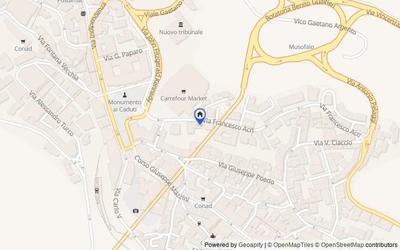 Mappa della zona: Via Francesco Acri, 6, 88100, Catanzaro, Catanzaro