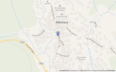 Mappa della zona: Località Maresca - Via Risorgimento, 90, San Marcello Piteglio, Pistoia