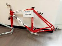 TELAIO DI BICI DA CORSA PER BAMBINO, rosso e bianco,...