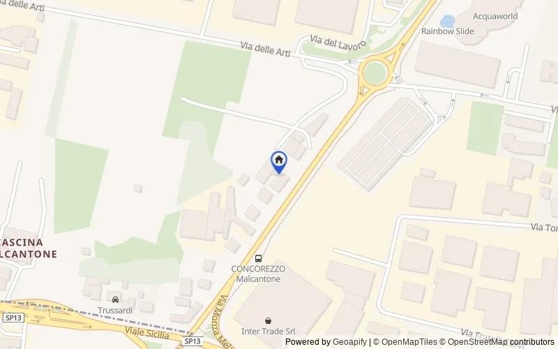 Mappa della zona: Strada Provinciale Milano Imbersago, 19, 20863 Concorezzo MB, Italia, 20863, Concorezzo, Monza e della Brianza