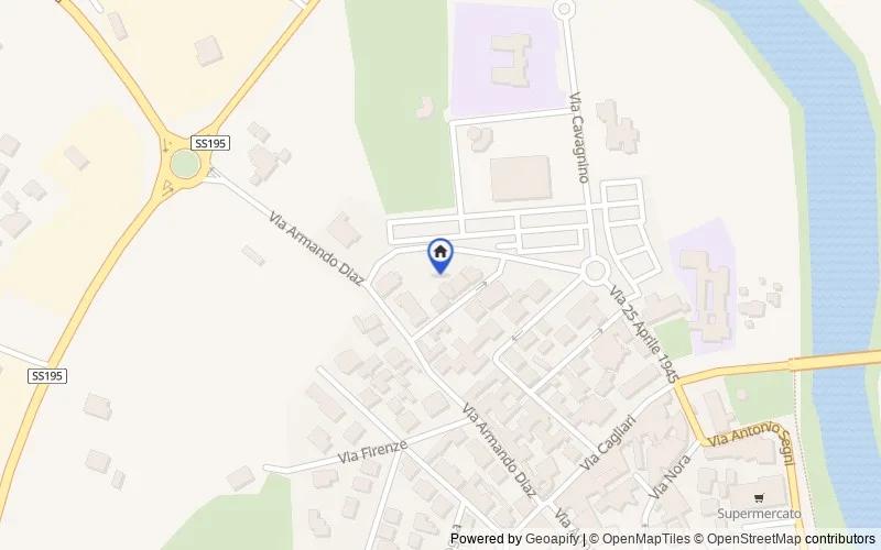 Mappa della zona: Via XXV Aprile, 27/29, 09050 Pula CA, Italia, 09050, Pula, Cagliari
