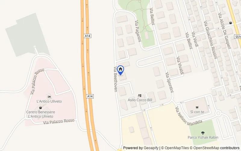 Map of the area: Via Beethoven, 30, 62018 Potenza Picena MC, Italia, 62018, Potenza Picena, Macerata