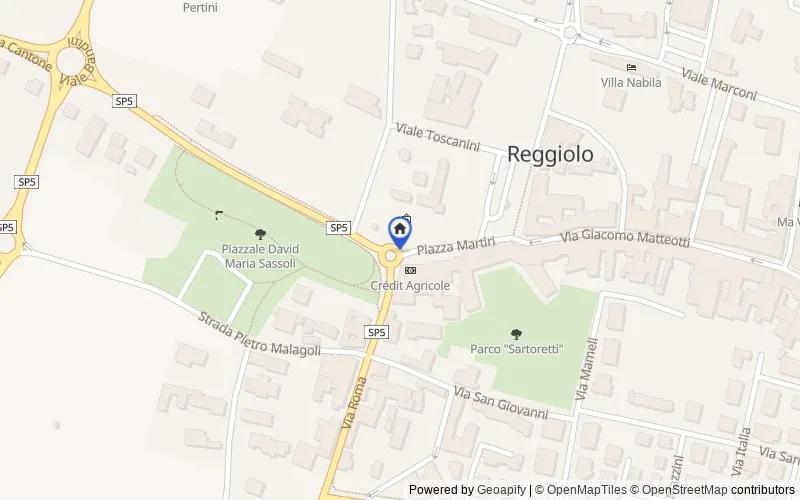 Map of the area: 42046 Reggiolo RE, via Andreoli, 42046, Reggiolo, Reggio Emilia