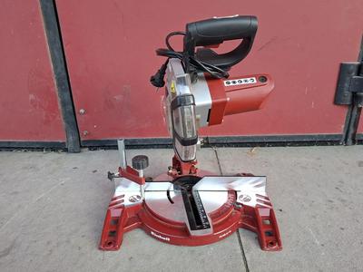 Sega circolare marca EINHELL modello TC-MS 2112 matricola 1-17-2317