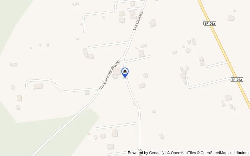 Map of the area: Via Cesiano, 157/a4, , 00033, Cave, Roma