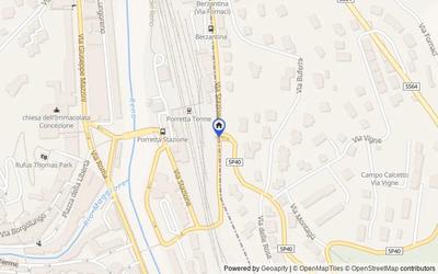 Mappa della zona: Via Turati, 40030, Alto Reno Terme, Bologna
