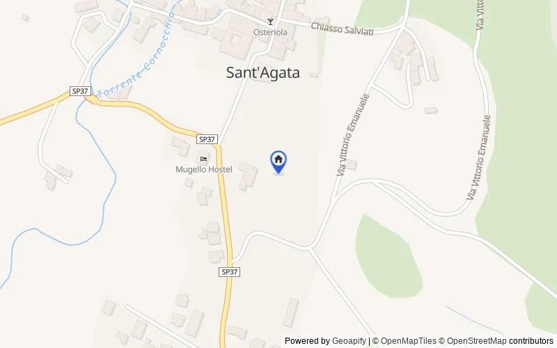 Mappa della zona: 50038 Sant'Agata FI, Italia, 50038, Scarperia e San Piero, Firenze
