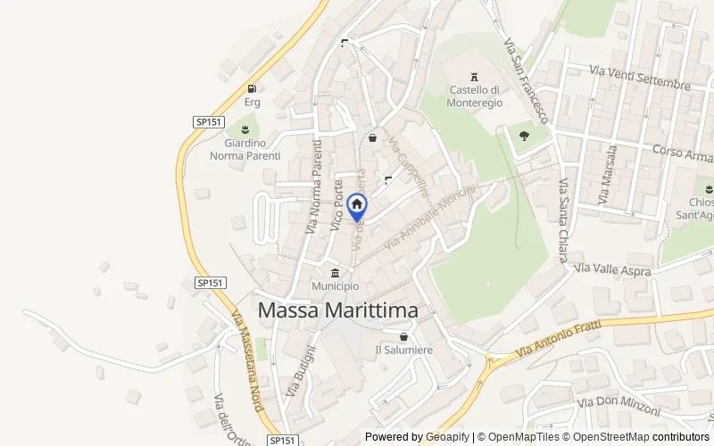 区域地图：Via della Libertà, 58024 Massa Marittima GR, Italia, 58024, Massa Marittima, Grosseto