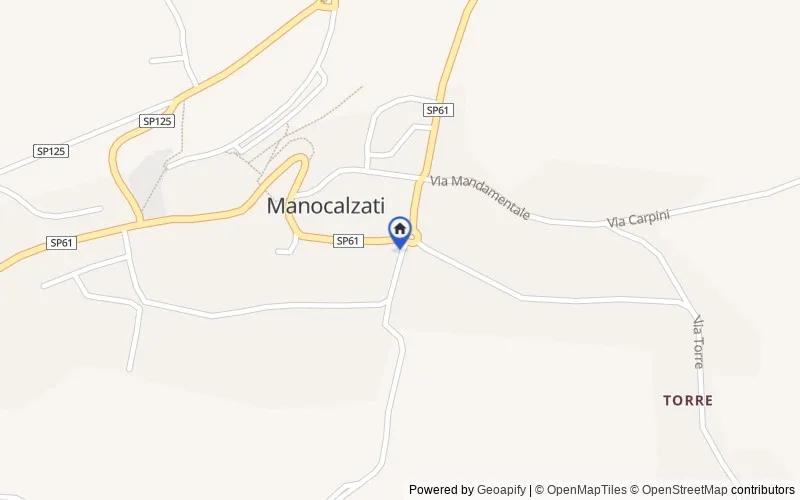 Karte der Umgebung: ., 83030, Manocalzati, Avellino