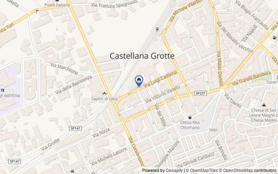 Mappa della zona: Via Luigi Cadorna n. 20, Castellana Grotte, Bari