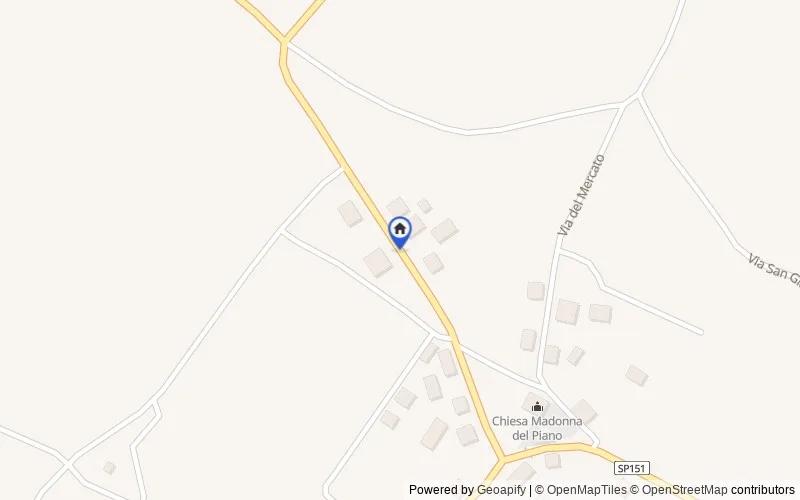 Carte du secteur : via Dello Scalo 77, Castro dei Volsci, Frosinone