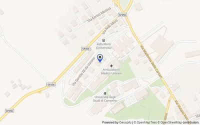 Mappa della zona: Via Gentile III da Varano n. 10, 62032, Camerino, Macerata