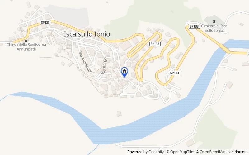 Mapa de la zona: località Campanaria, 88060, Isca sullo Ionio, Catanzaro