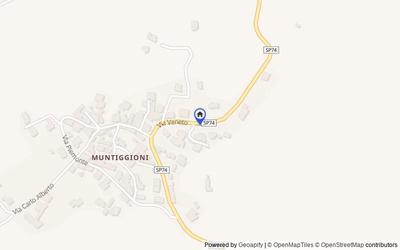 Mappa della zona: Via Veneto, 07030 Muntiggioni SS, Italia, Badesi, Sassari