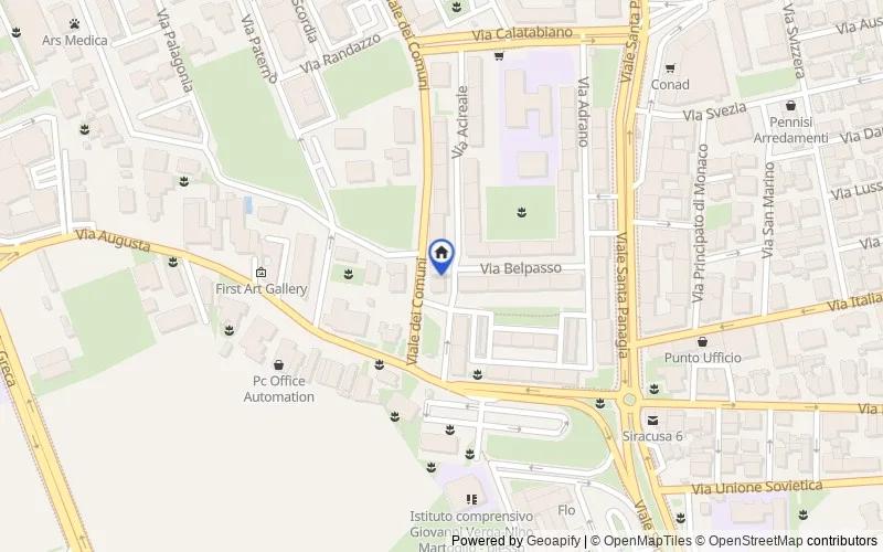 Mappa della zona: Via Acireale, 1, 96100 Siracusa SR, Italia, 96100, Siracusa, Siracusa