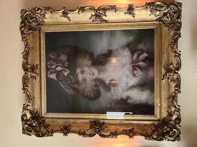 Lotto 11: UN QUADRO PASTELLO SU CARTA RAFFIGURANTE DAMA 