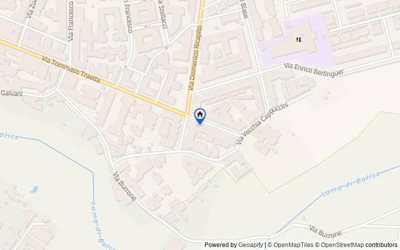 区域地图：Via Tommaso Traetta, 129, 70032 Bitonto BA, Italia, Bitonto, Bari