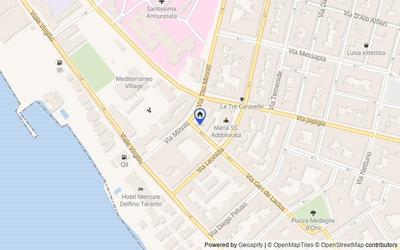 Mappa della zona: Via Generale P. de Laclos, 1, 74121 Taranto TA, Italia, Taranto, Taranto