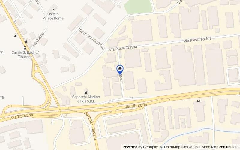 Mapa de la zona: VIA VISSO, 00156, Roma, Roma