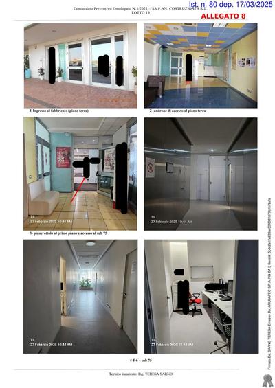 Piena proprietà per la quota di 1000/1000 di una unità immobiliaredella superficie catastale lorda di mq 322,ubicata al primo piano del fabbricato “Centro Polifunzionale La Vida” sito in Termoli alla via dei Palissandri 8. La struttura polifunzionale è stata realizzata a partire dall’anno 2008 e nei successivi anni è stata oggetto di ampliamenti e modifiche interne. 