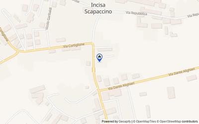 Mappa della zona: Via Martiri della Libertà, 9, 14045 Incisa Scapaccino AT, Italia, 14045, Incisa Scapaccino, Asti