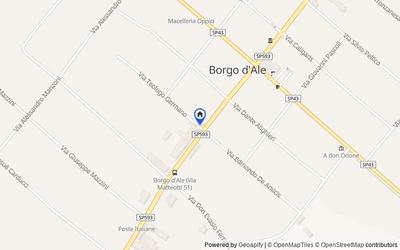 Mappa della zona: Via Teologo Germano, 2, 13040 Borgo d'Ale VC, Italia, 13040, Borgo d'Ale, Vercelli