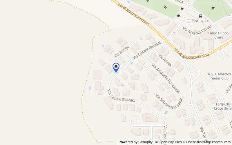 Map of the area: Via Cesare Bazzani, 38, 00128 Roma RM, Italia, 00128, Roma, Roma
