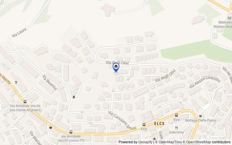 Map of the area: Via Degli Olivi, 48, 06123 Perugia PG, Italia, Perugia, Perugia