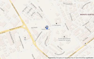Mappa della zona: Via la Maddalena, 18, 08100 Nuoro NU, Italia, Nuoro, Nuoro