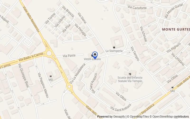Map of the area: Via la Maddalena, 18, 08100 Nuoro NU, Italia, Nuoro, Nuoro
